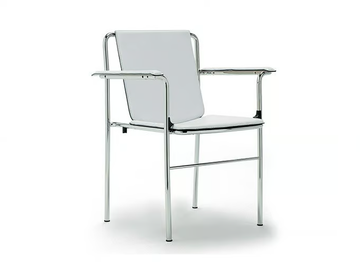 MOVIE - Training chair with armrests by Poltrona Frau - view 2